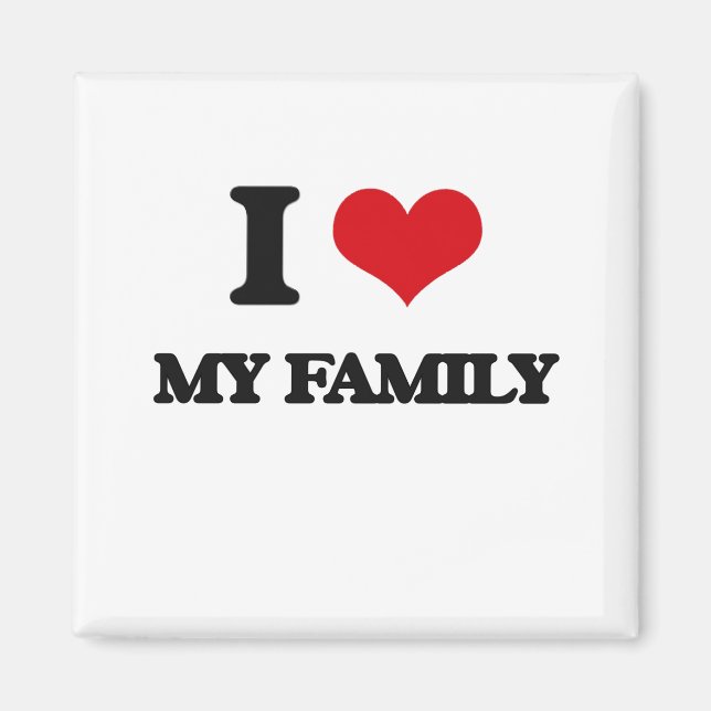 I Kärlek min familj Magnet (Framsidan)