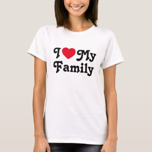 I kärlek min familjefammatning resa t shirt