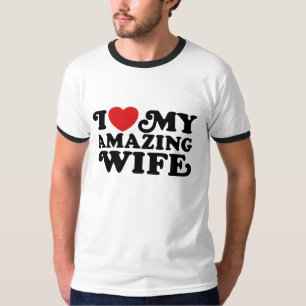 I Kärlek Min Fantastisk-fru Tee Shirt
