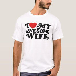 I Kärlek Min Fantastisk-fru Tee Shirt