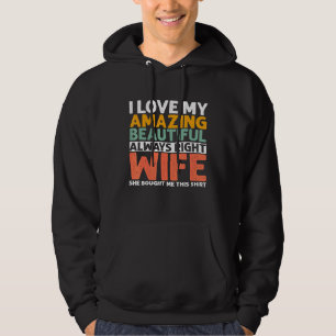 I Kärlek min Fantastisk vackra fru - 1 Hoodie