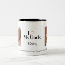 I Kärlek min farbror 2 Photo Anpassningsbar Mugg