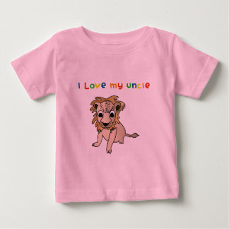 I Kärlek Min farbror Långärmad Baby Shirt Tee Shirt