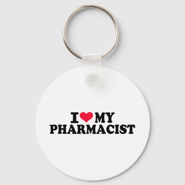 I kärlek min farmaceut nyckelring (Framsida)