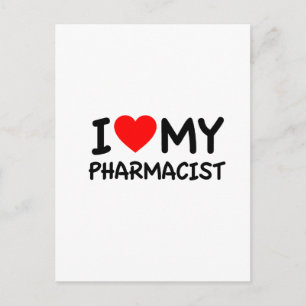 I kärlek min farmaceut vykort
