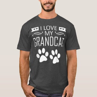 I kärlek min farmcat - Cat Lover Granddad Gr T Shirt