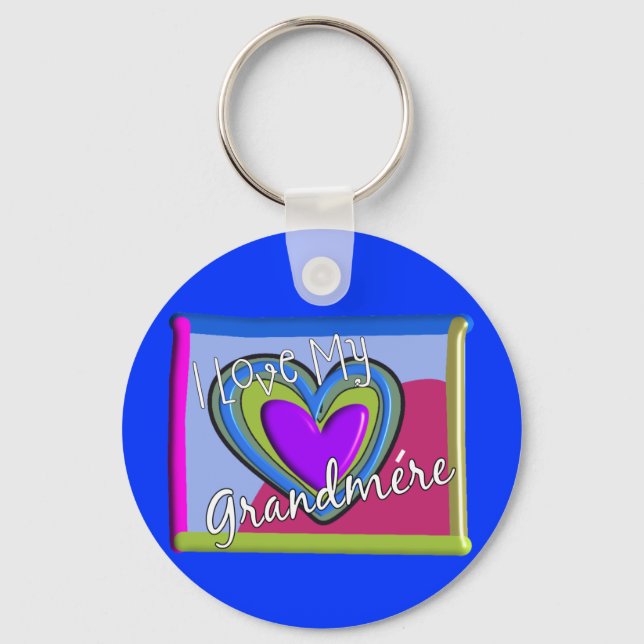 I kärlek min farmor (FRANSK) Nyckelring (Framsida)