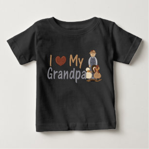 I Kärlek Min farmor (jordbrukare) Spädbarnsskötare Tee Shirt