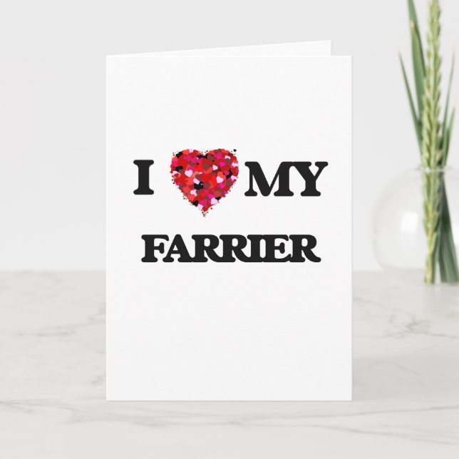 I kärlek min Farrier Kort (Framsida)