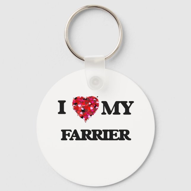 I kärlek min Farrier Nyckelring (Framsida)