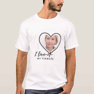 I Kärlek Min fästmö - Personlig Best Friend Cute T Shirt