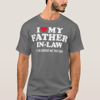 I kärlek min fatherinlaw t shirt