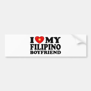 I Kärlek Min Filipino Boykompis Bildekal