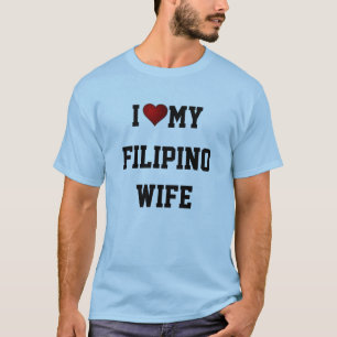 I KÄRLEK MIN FILIPINO WIFE T-SHIRT
