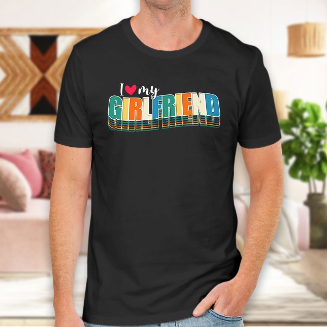 I Kärlek Min flickvän, Alla hjärtans dag-Shirt T Shirt (Skapare uppladdad)