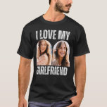 I Kärlek Min flickvän Photo Funny Boykompis Gift T Shirt<br><div class="desc">Ta med humor och hjärta tillsammans med vår "I Kärlek My Girlvän" Lusnyj Photo Boykompis Gift T-shirt - en perfekt blandning av personlig charm och lekfullt uttryck. Den här roliga designen ger en idealisk gåva, oavsett om det är hans födelsedag, årsdag eller bara en spontan gest från kärlek. Låt honom...</div>