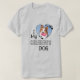 I Kärlek Min flickväns Hund Anpassningsbar Cute He T Shirt (Design framsida)