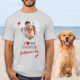 I Kärlek, min flickväns Pappa Personlig Foto T Shirt