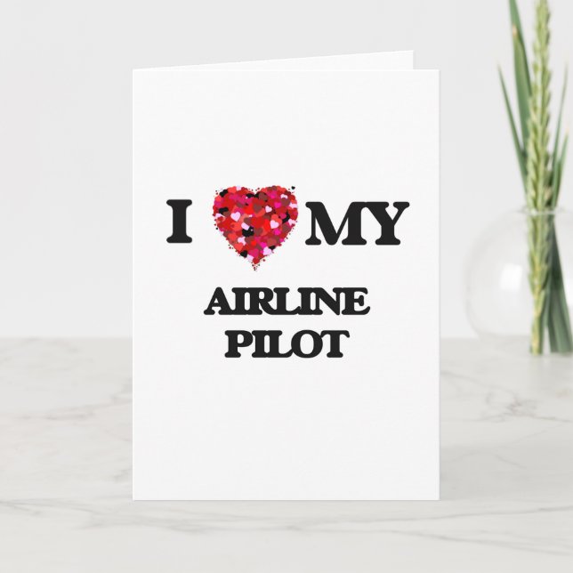 I kärlek min flygpilot kort (Framsida)