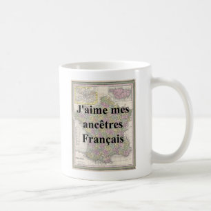 I Kärlek Min Fransk Ancestors Mugg
