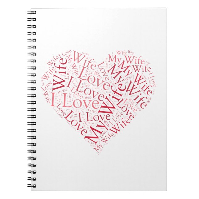 I Kärlek Min fru Anteckningsbok (Framsidan)