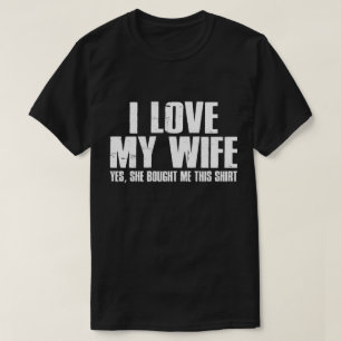 I Kärlek, min fru, Cute Valentines dag T Shirt