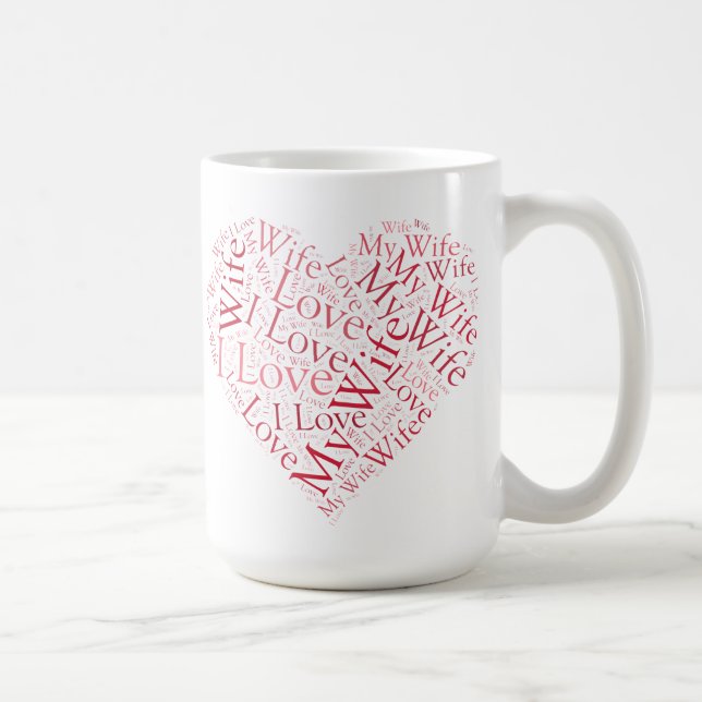 I Kärlek Min fru Kaffemugg (Höger)