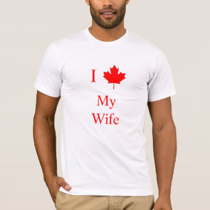 I Kärlek Min fru T Shirt