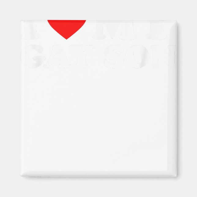 I Kärlek Min Gay Son Magnet (Framsidan)