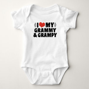 I Kärlek min grammy och Grampy Tee Shirt
