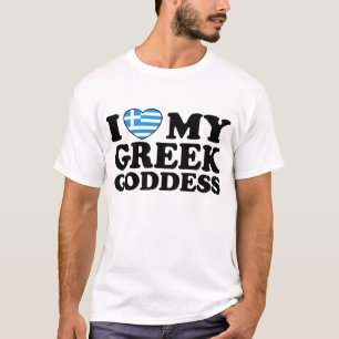 I Kärlek Min grekiska gudinna T Shirt