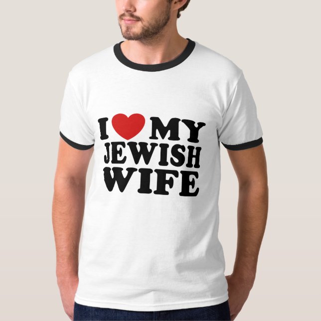 I Kärlek Min gudfruktig fru T-shirt (Framsida)