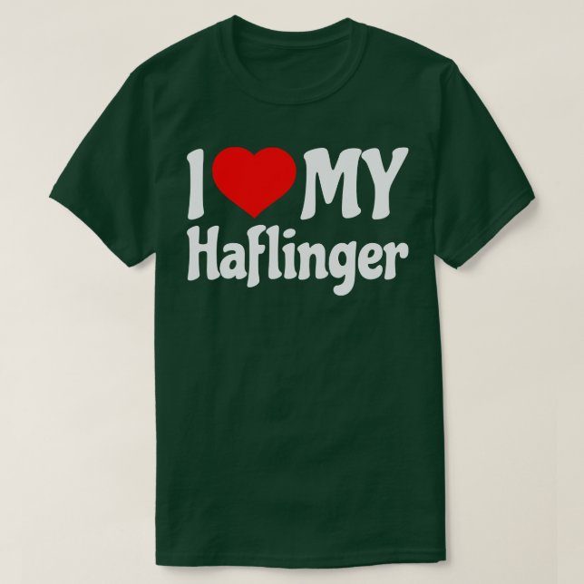 I kärlek min Haflinger Horse 1 T Shirt (Design framsida)