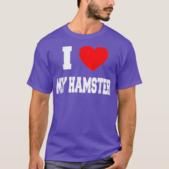 I Kärlek min hamster T Shirt (Framsida)