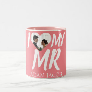 I KÄRLEK MIN HERR, COUPLE PHOTO CUSTOMIZE Två-Tonad MUGG