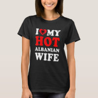 I kärlek min Hett Albanska frun Funny Make Gift