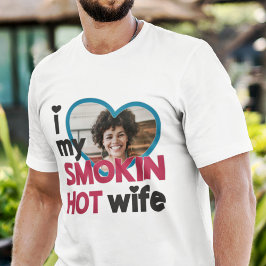 I kärlek, min hett   , anpassningsbar foto T-Shirt