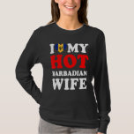 I kärlek Min Hett Barbadiska Maka Make T Shirt<br><div class="desc">I kärlek Min Hett Barbadiska Maka Make</div>