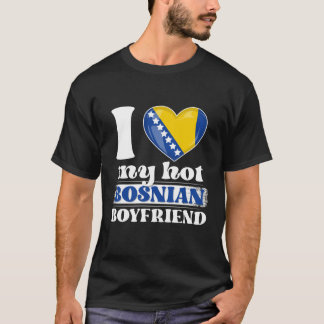I Kärlek Min Hett Bosnian Boyvän Shirt Bosnien-Her T