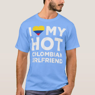 I Kärlek Min Hett Colombia min flickvän Cute Colom T Shirt