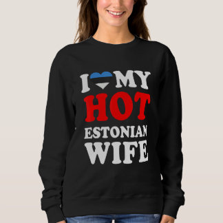 I kärlek Min Hett Estniska frun Make T Shirt