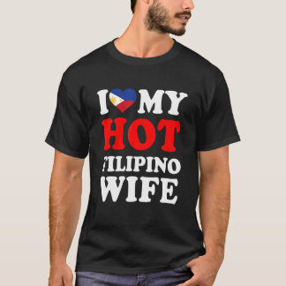I kärlek Min Hett Filipino Maka Funny Make Gift T Shirt