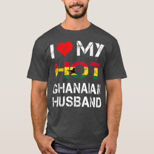 I Kärlek Min Hett Ghanaian Make Make Ghana T Shirt