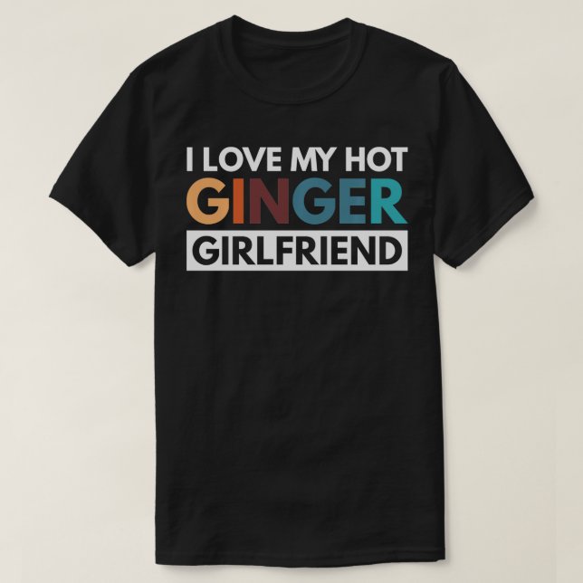 I Kärlek Min Hett Ginger Girlkompis 1 T Shirt (Design framsida)