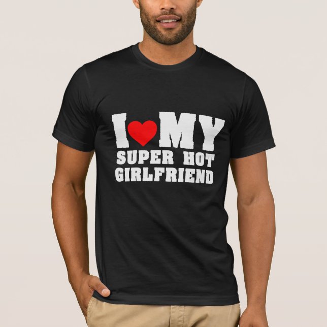 I Kärlek Min Hett Girlkompis Outfit T Shirt (Framsida)