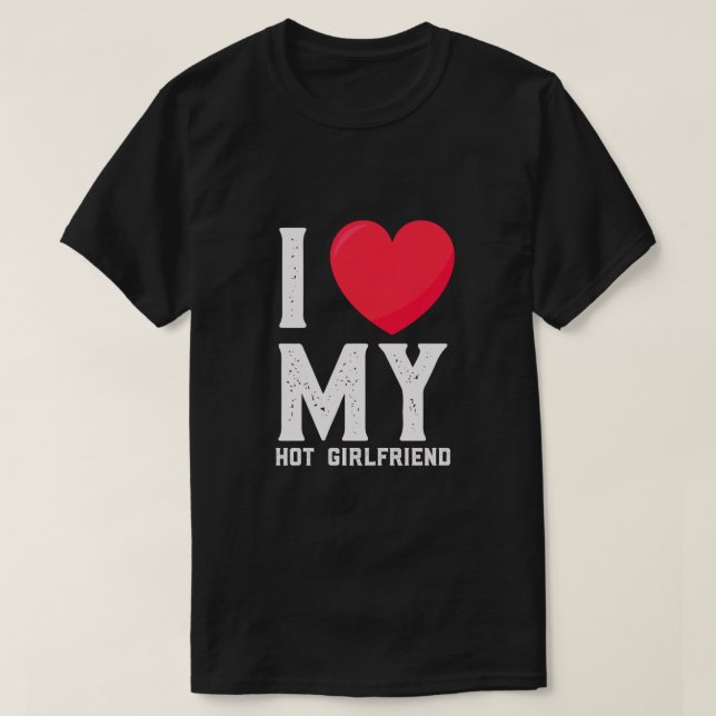 I Kärlek Min Hett Girlkompis T Shirt (Design framsida)