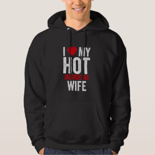 I Kärlek, min Hett Instruktör, fet fet text Hoodie