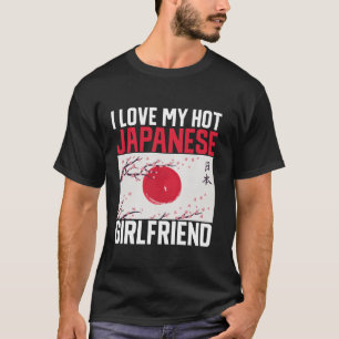 I kärlek min hett Japansk Girlkompis Japansk Long T Shirt