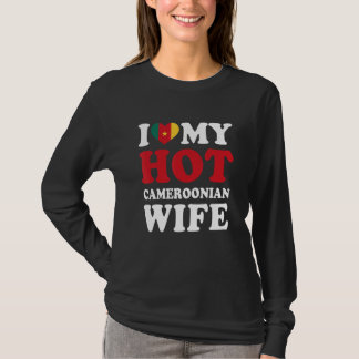 I kärlek Min Hett Kameruns fru Make T Shirt