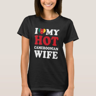 I kärlek Min Hett Kameruns fru Make T Shirt